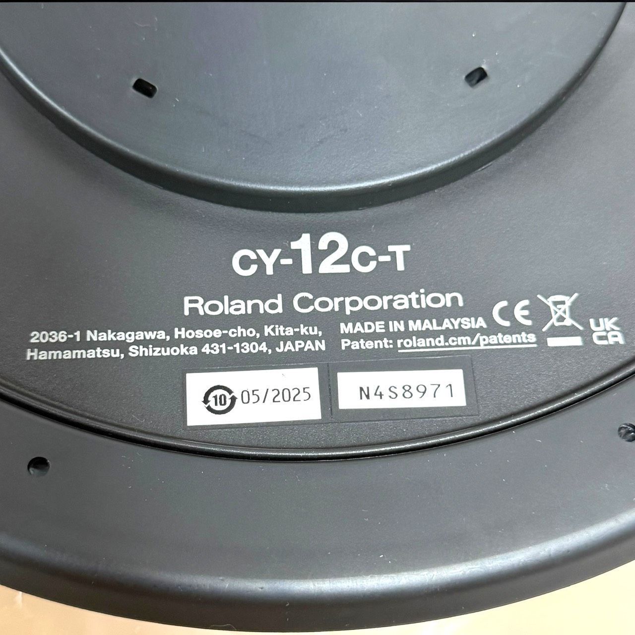 ☆未使用品 Roland ローランド CY-12C-T Vシンバルパッド クラッシュ V