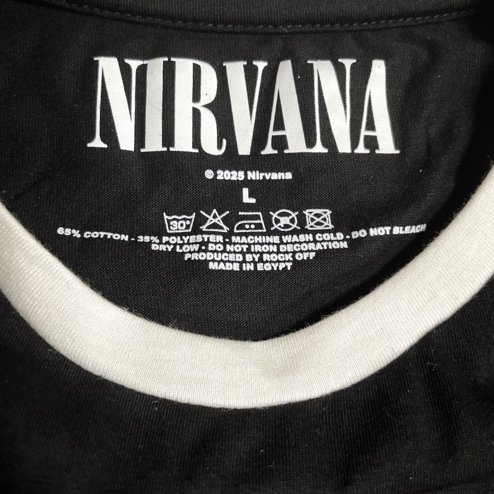新品 正規品 NIRVANA ニルヴァーナ ロングTシャツ ロンT カート 