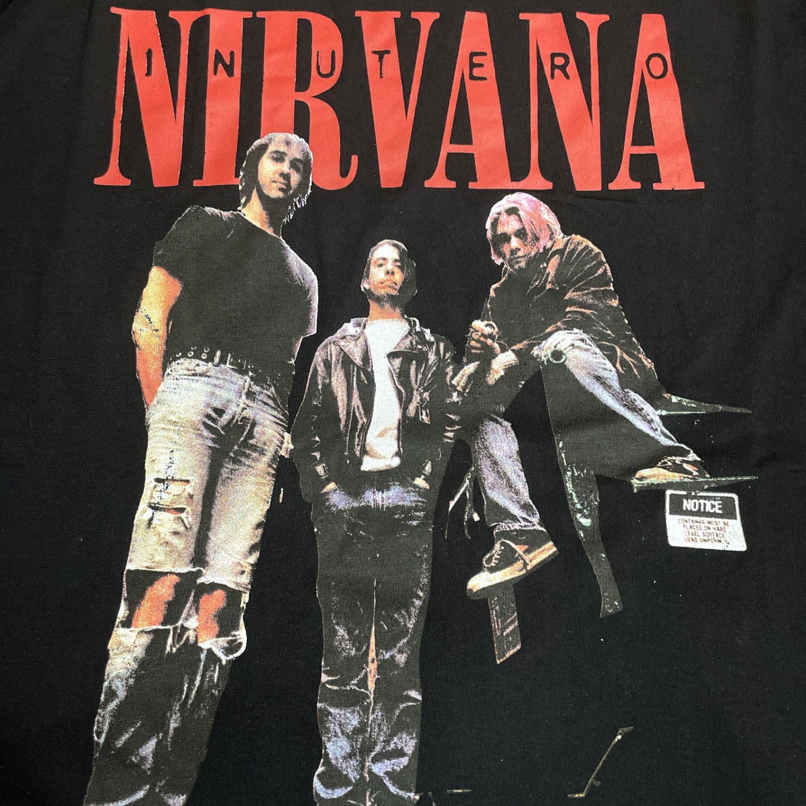 新品 正規品 NIRVANA ニルヴァーナ ロングTシャツ ロンT カート 