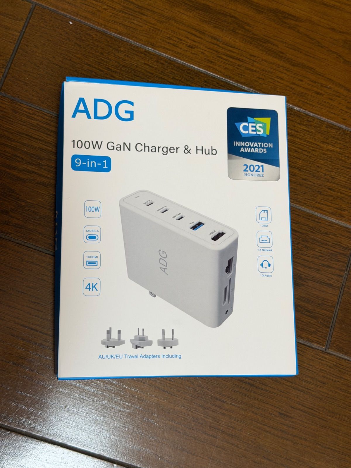 INVZI 100 W GaN CHARGER 9-IN-1 USB-C HUB DOCKING STATION