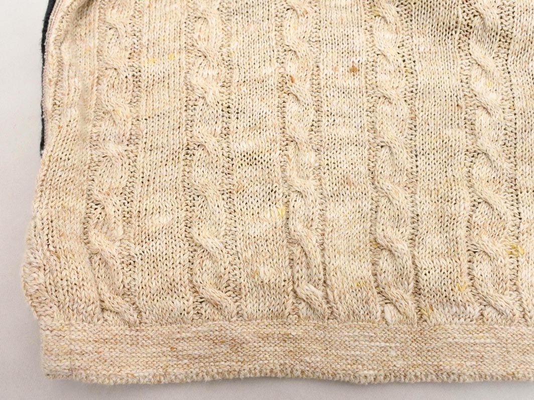 美品 45rpm 45アールピーエム 70280071 リネン混 トリコロール  