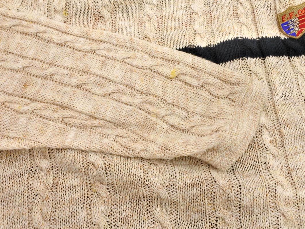 美品 45rpm 45アールピーエム 70280071 リネン混 トリコロール  