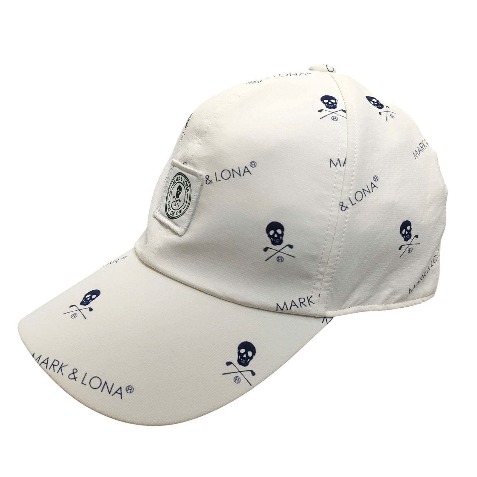 MARK-LONA マークアンドロナ ゴルフ 23 AW Union Frequency Cap キャップ MLF-3 C-FC 41 F ホワイト メンズ