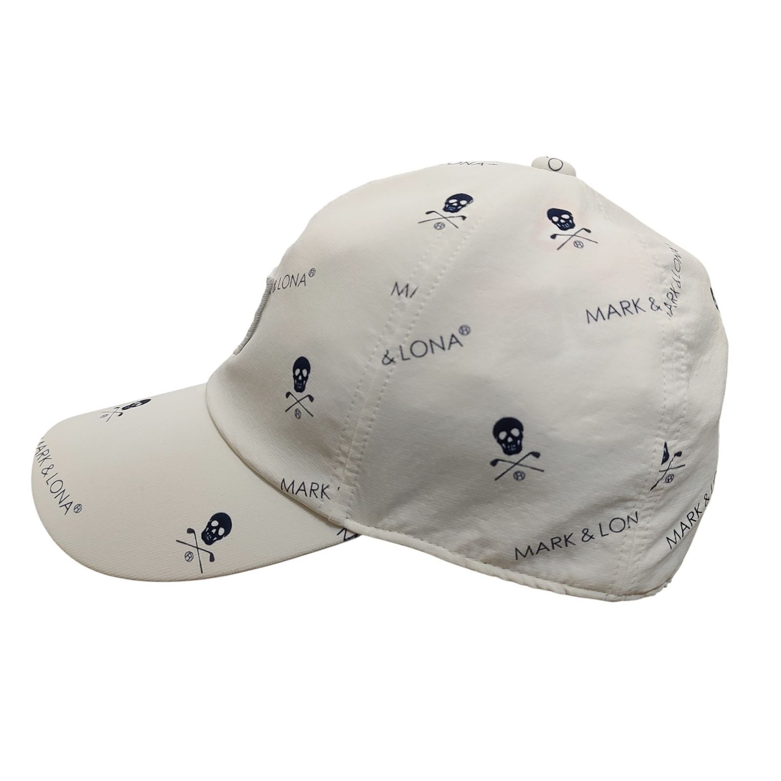 MARK LONA マークアンドロナ ゴルフ 23 AW Union Frequency Cap キャップ MLF 3 C FC 41 F ホワイト メンズ