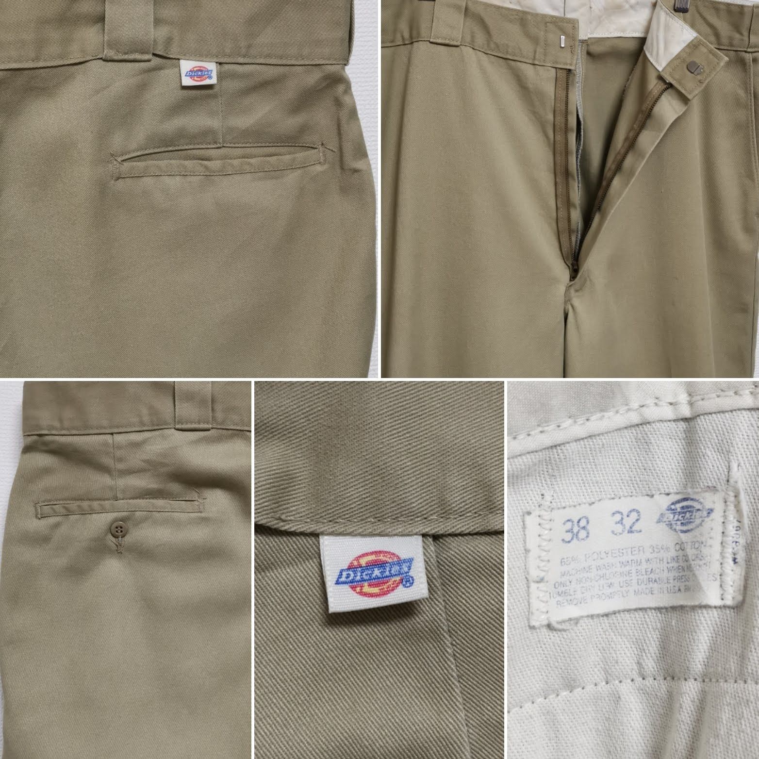 80s W38 L32 DICKIES ワークパンツ 874 チビタグ USA製 - メルカリ