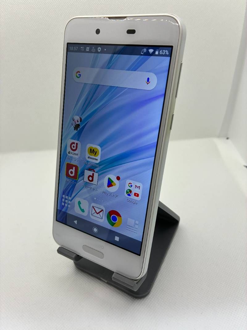 SIMフリー AQUOS sense SH-01K ホワイト ドコモ 中古スマホ - メルカリ