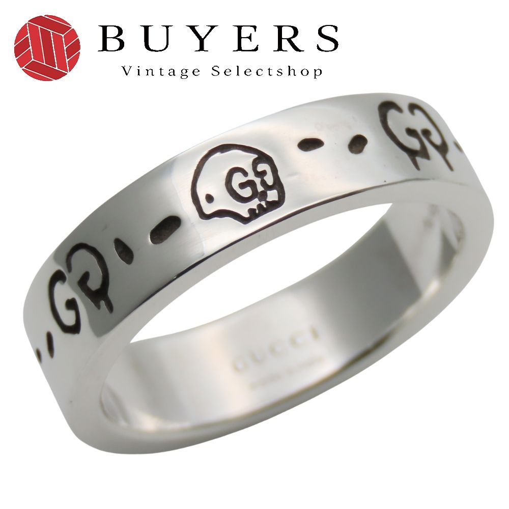 中古】 グッチ リング・指輪 ゴースト 21 シルバー925 約7.3g シルバー