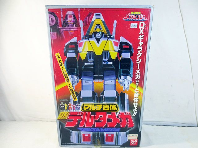 美品 バンダイ 電磁戦隊メガレンジャー マルチ合体 DXデルタメガ