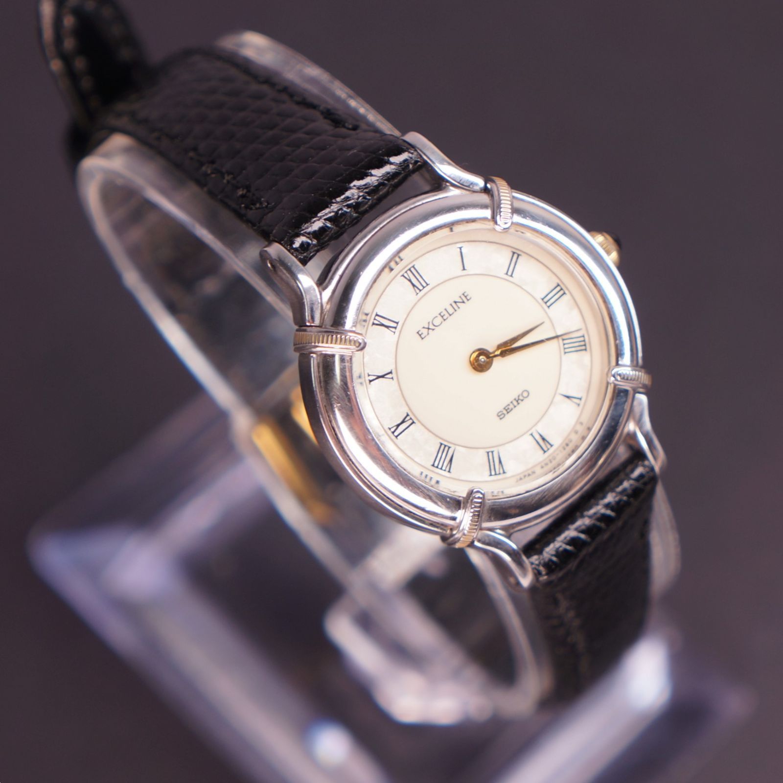 稼働品】SEIKOエクセリーヌ 電池、ベルト交換済 - メルカリ