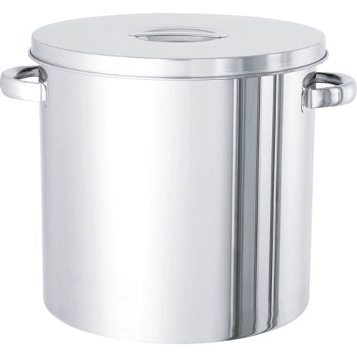 日東 ステンレスタンク ストレート貯蔵用タンク フタ付 ３６Ｌ