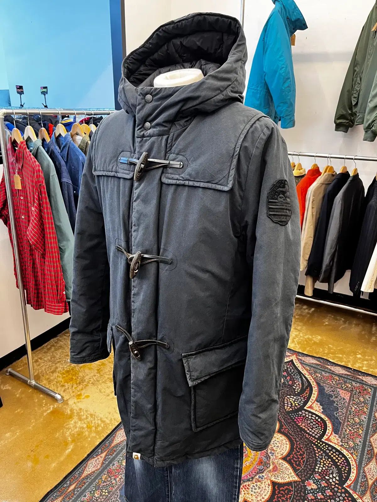 A BATHING APE(アベイシングエイプ) フード ダッフル パーカ