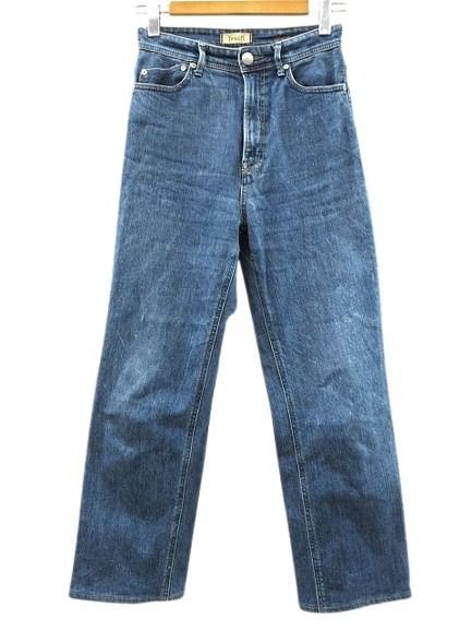 ヤヌーク YANUK デニムパンツ ジーンズ 25 ボーイズストレート LEA WBL ウォーンブルー ボトムス