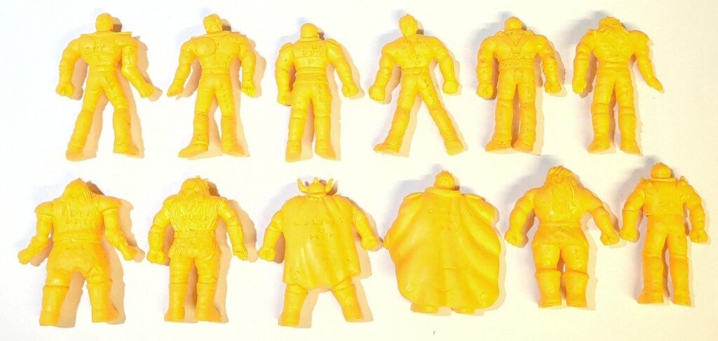 北斗の拳 全12種セット 消しゴム スリムシリーズ 黄色