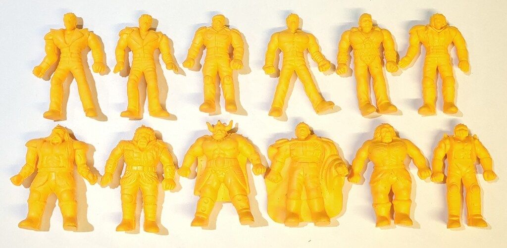 北斗の拳 全12種セット 消しゴム スリムシリーズ 黄色