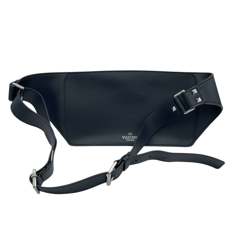 ヴァレンティノ VALENTINO ボディバッグ ブラック レザー メンズ