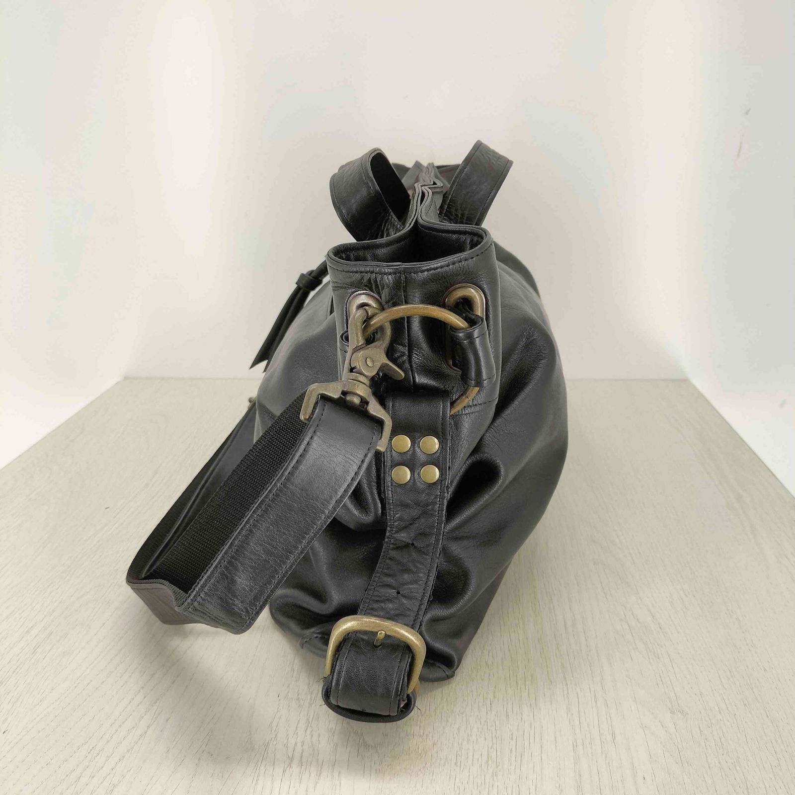 ユーズドフルギ USED古着 2WAY レザーショルダーバッグ Y2K レディース