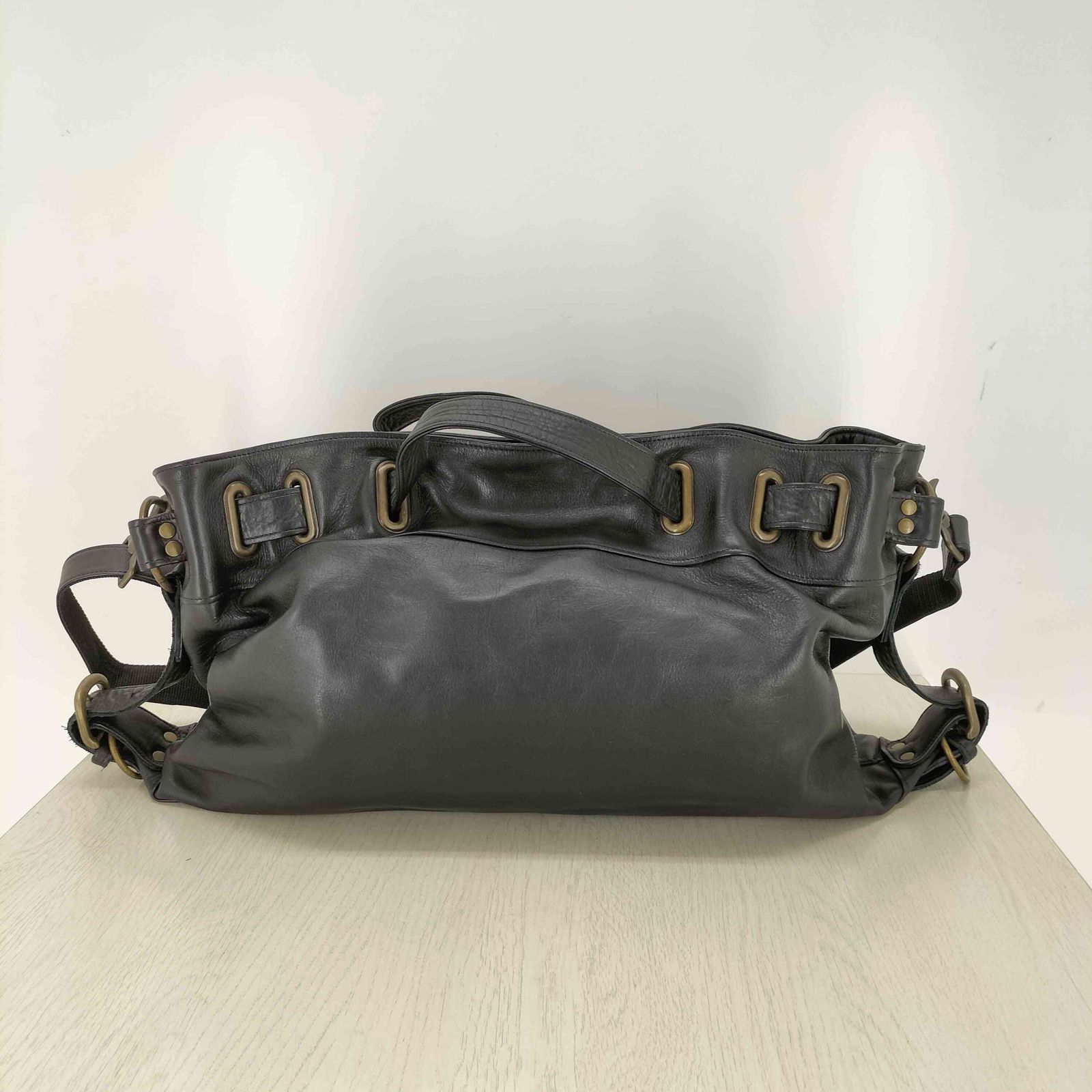 ユーズドフルギ USED古着 2WAY レザーショルダーバッグ Y2K レディース