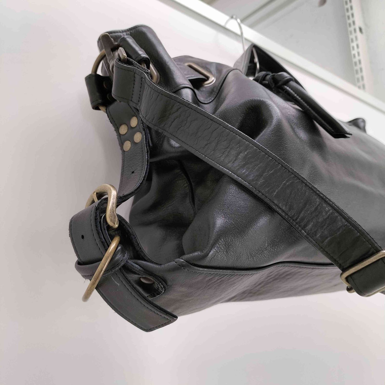 ユーズドフルギ USED古着 2WAY レザーショルダーバッグ Y2K レディース