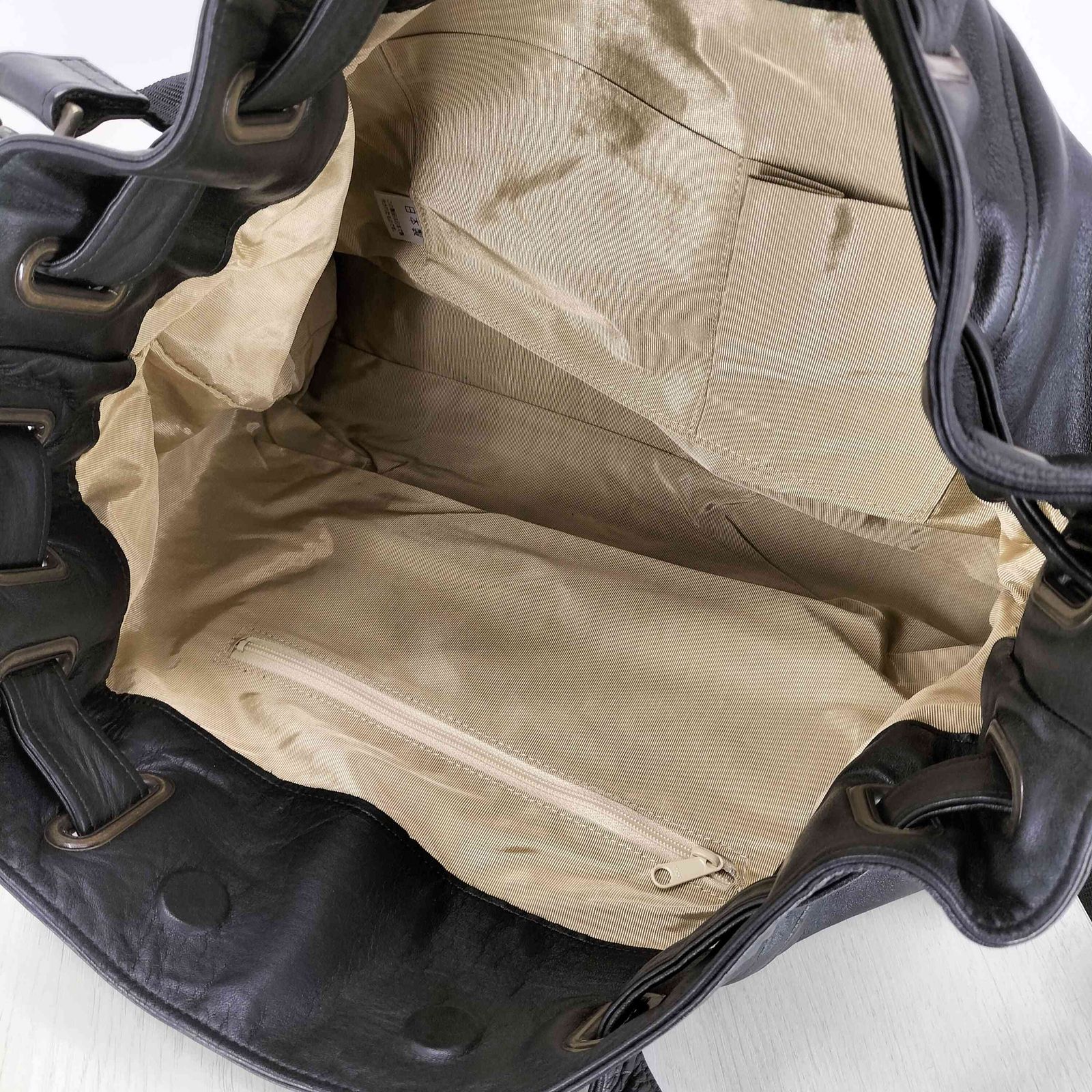 ユーズドフルギ USED古着 2WAY レザーショルダーバッグ Y2K レディース