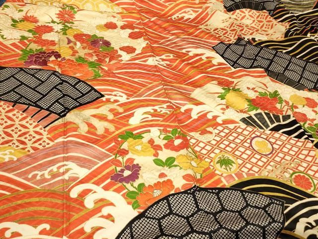 平和屋着物□豪華振袖 駒刺繍 地紙吉祥花文 金彩 正絹 逸品 CABA2837in