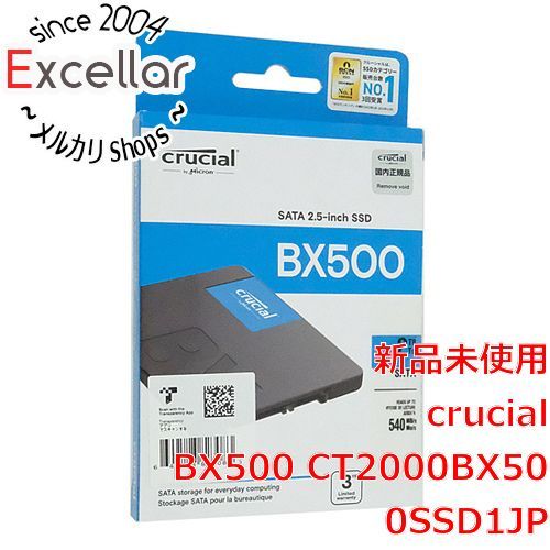 bn 8 crucial 2.5インチ 内蔵型 SSD BX 500 2 TB