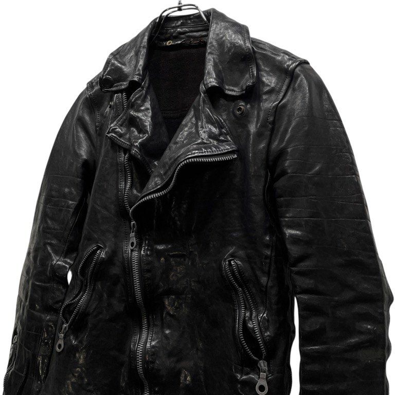 ISAMU KATAYAMA BACKLASH インタリアンショルダーガーメントダイレザー