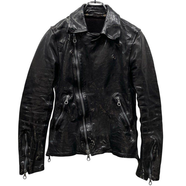 ISAMU KATAYAMA BACKLASH インタリアンショルダーガーメントダイレザー