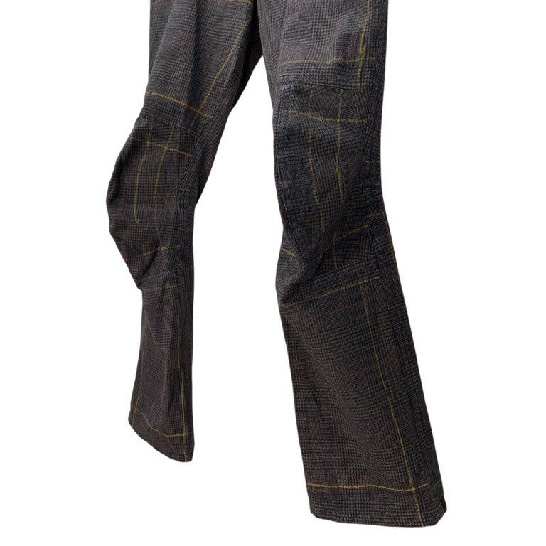 Christopher Nemeth ハンドペイントチェック立体裁断パンツ Archive