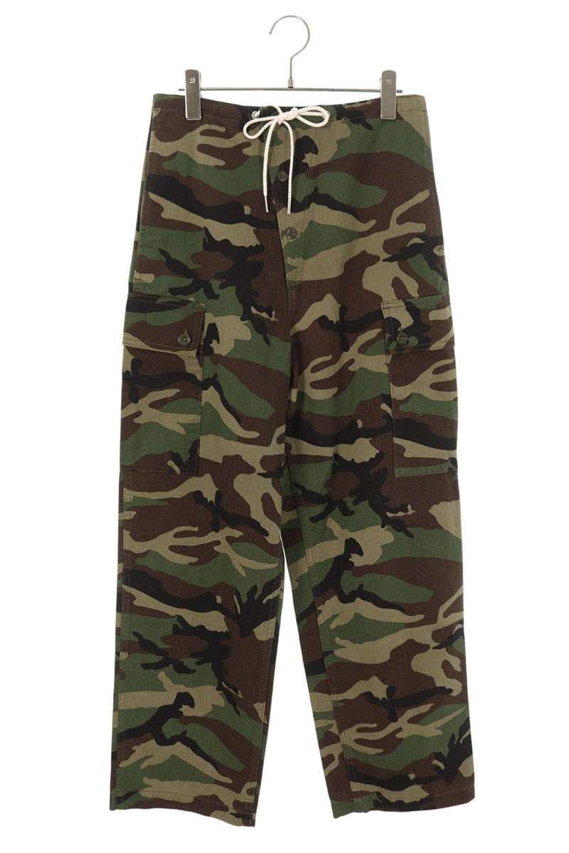 セリーヌ 2Z133494M カモフラ 迷彩 カーゴロングパンツ メンズ 44