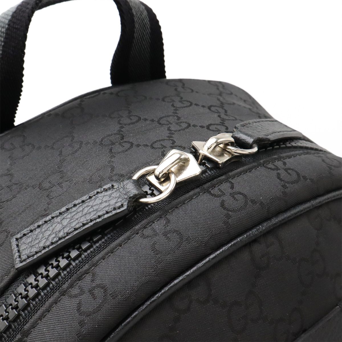 GUCCI グッチ GGナイロン バックパック リュックサック ブラック 黒
