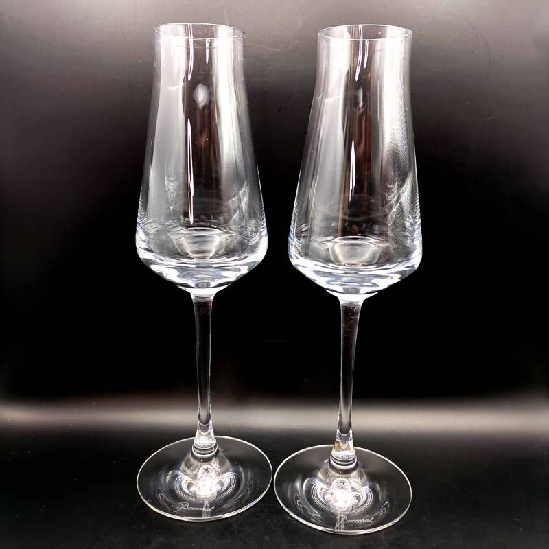 バカラ シャトー シャンパンフルート 2客セット BACCARAT CHATEAU シャンパングラス ペア クリスタル 食器 ギフト