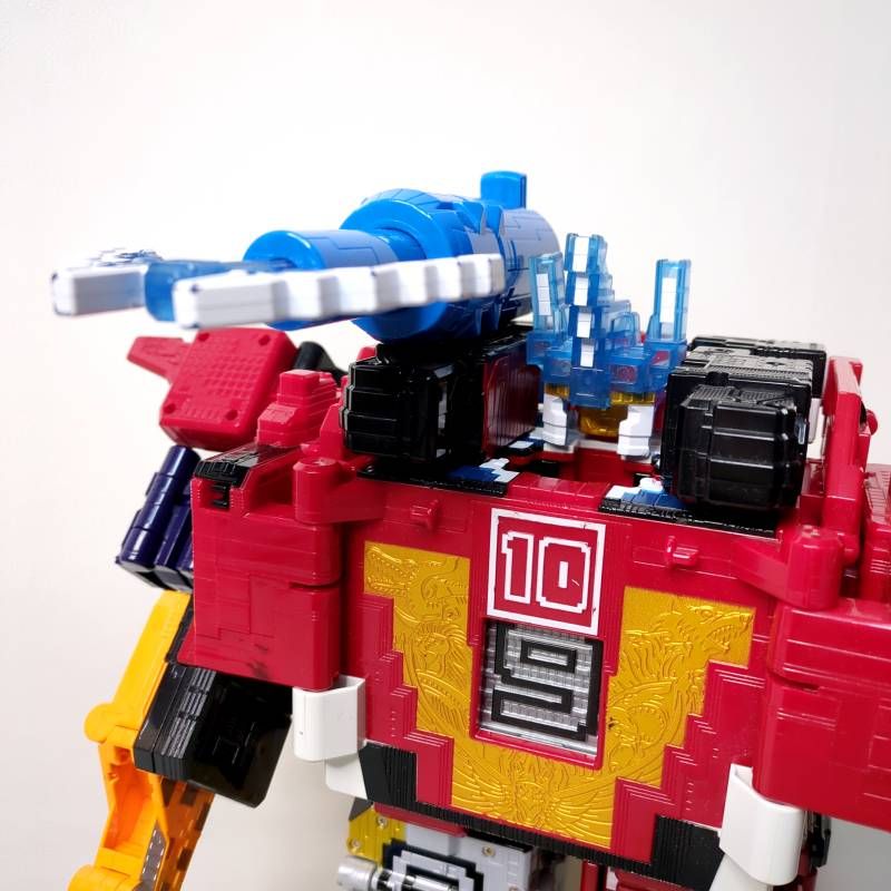 ジュウオウジャー DX ワイルドトウサイドデカキング すぐ遊べるセット キューブ1〜10＋キューブウエポン多数 合体OK 良好 変形ロボ