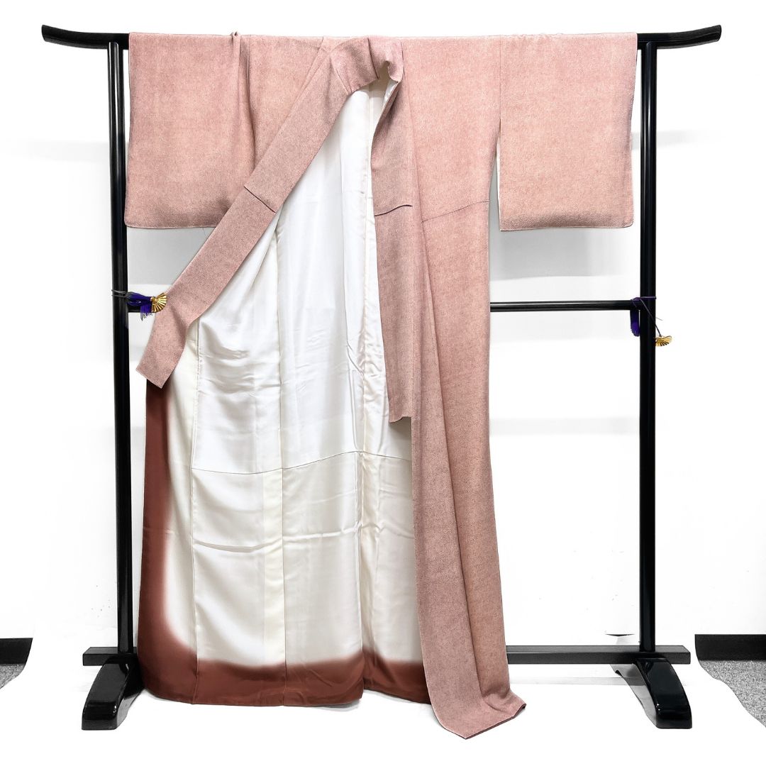 作家もの 小紋 江戸小紋 鮫小紋 極鮫 ちりめん 着物 115b d ms - メルカリ