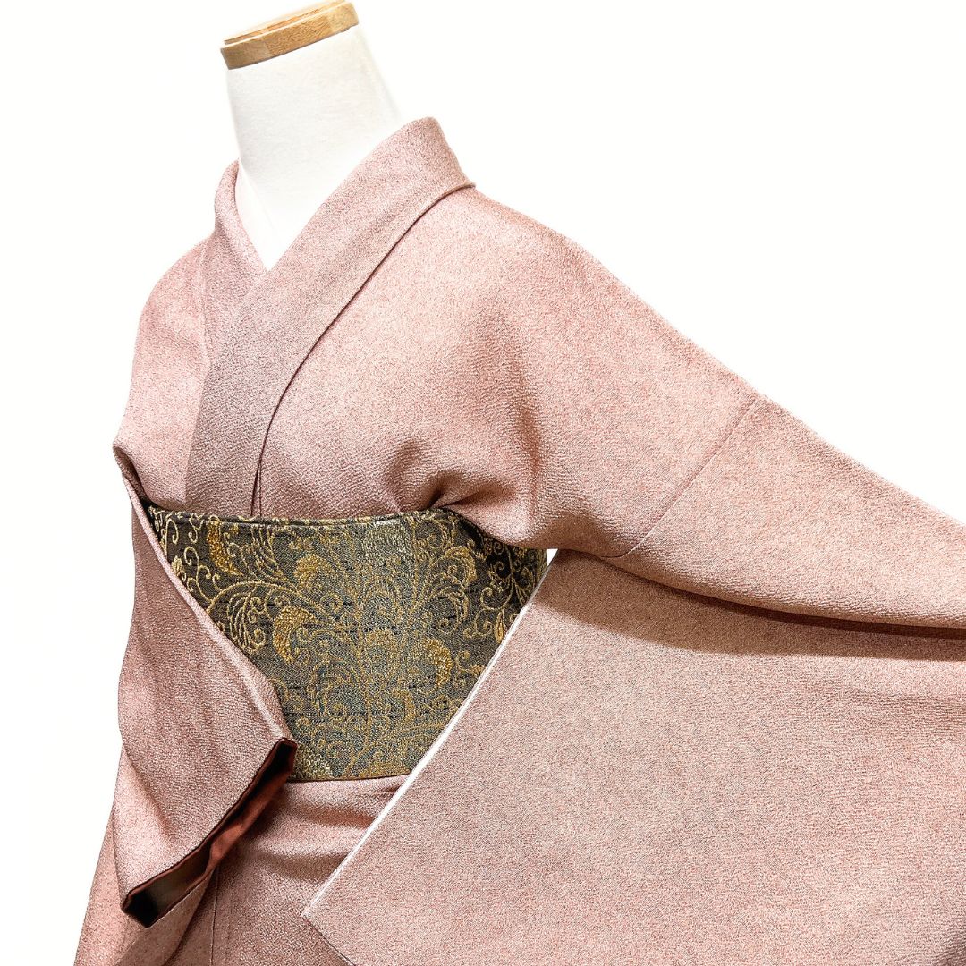 正絹作家ちりめん江戸小紋4点セット 美品 裄丈長め　極鮫小紋 正絹作家ちりめん江戸小紋4点セット 美品 裄丈長め 極鮫小紋