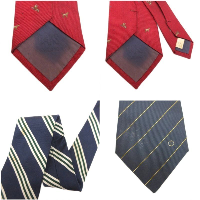 ダンヒル dunhill アクアスキュータム DAKS 他ブランド ネクタイ 9本