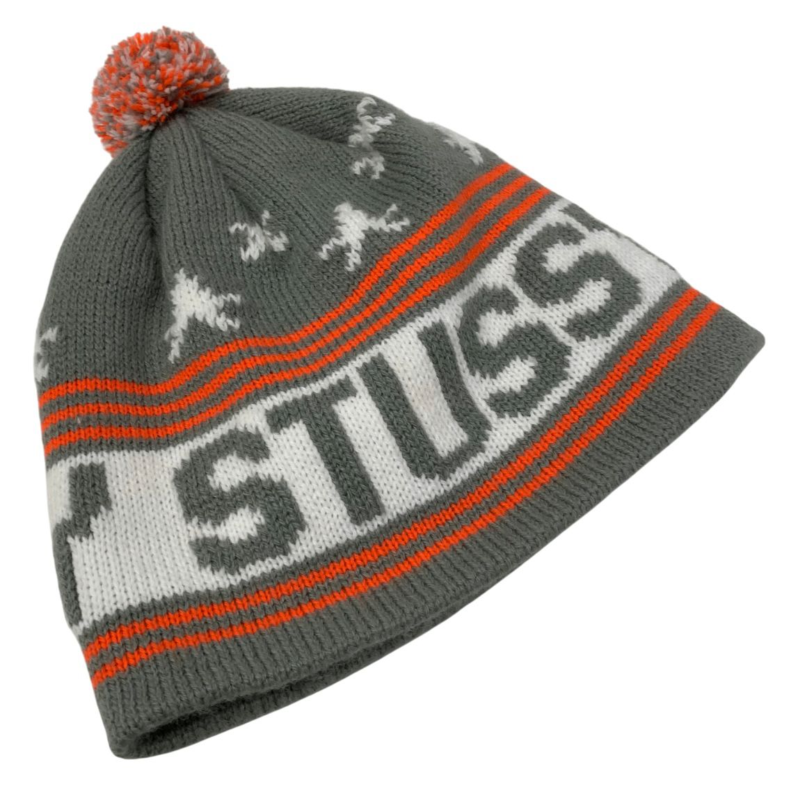 ステューシー STUSSY ボンボン ニット 帽子 メンズ帽子 ニット帽