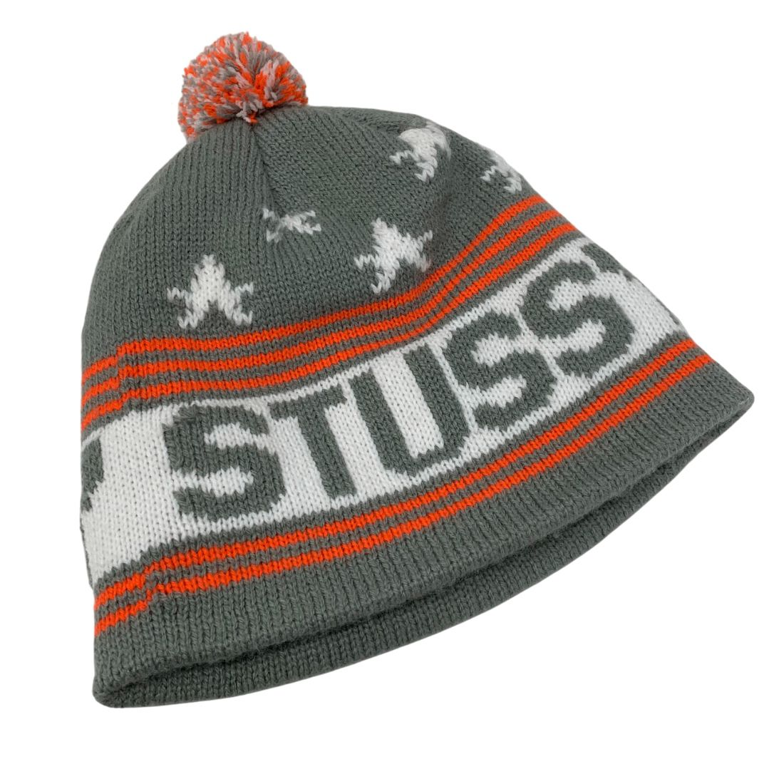 Stussy ボンボンニット帽 ステューシー STUSSY ボンボン ニット 帽子 メンズ帽子 ニット帽