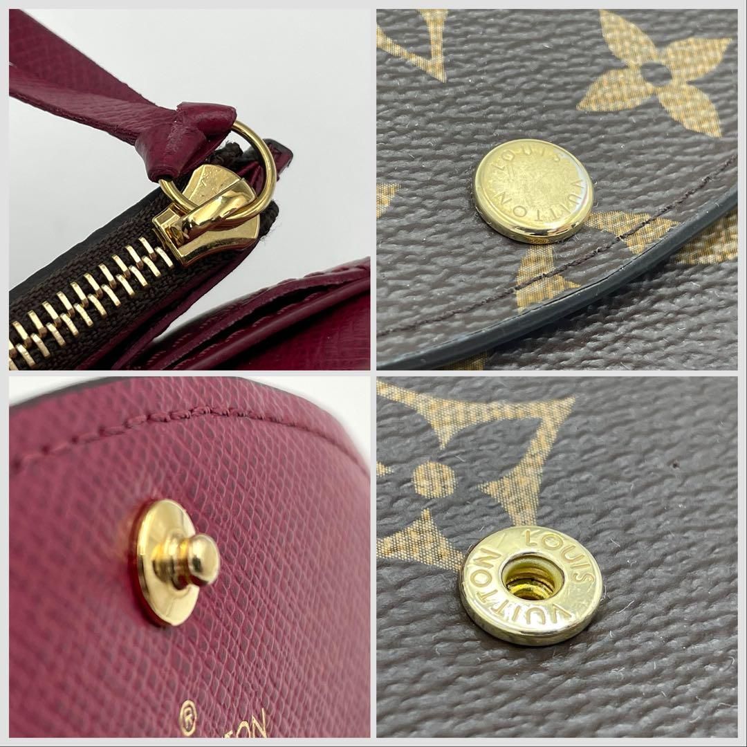 Louis Vuitton ポルトモネロザリ ケース 財布 ICチップ Louis Vuitton