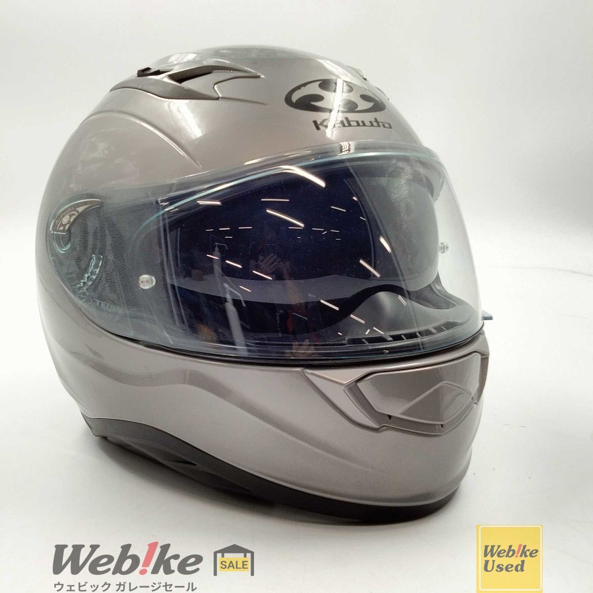 OGK KABUTO フルフェイスヘルメット KAMUI 3 カムイ3 クールガンメタル XL サイズ