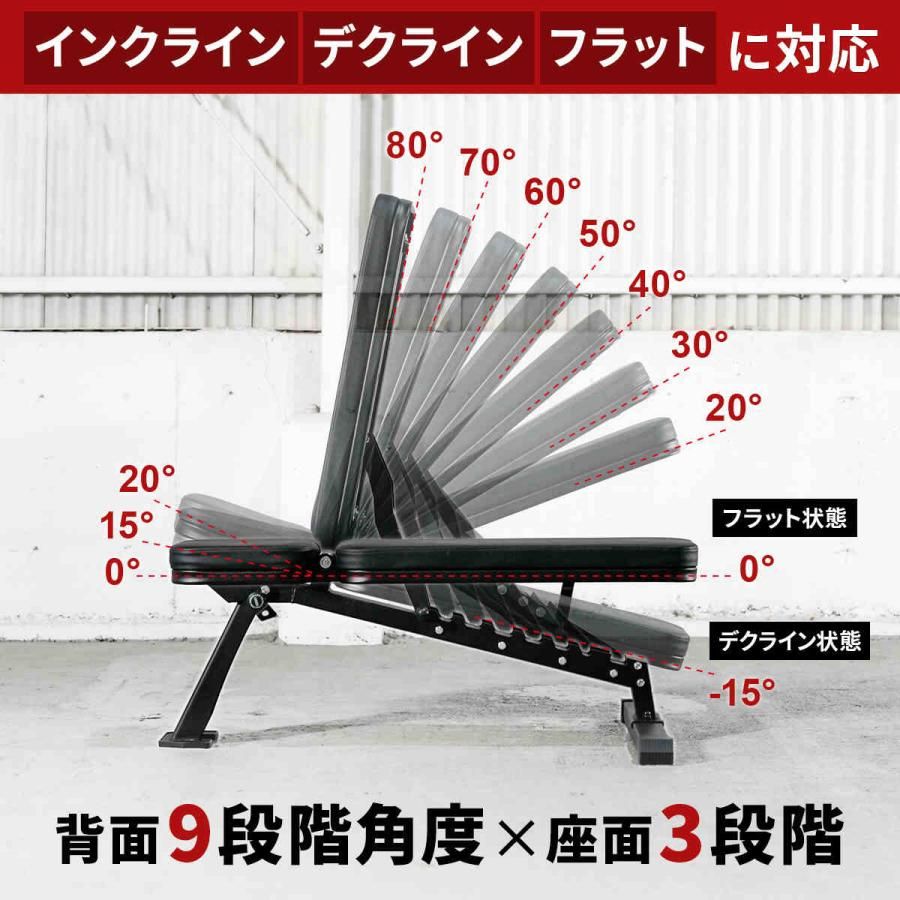 美品】リーディングエッジ マルチポジションベンチ 耐荷重300kg 高重量