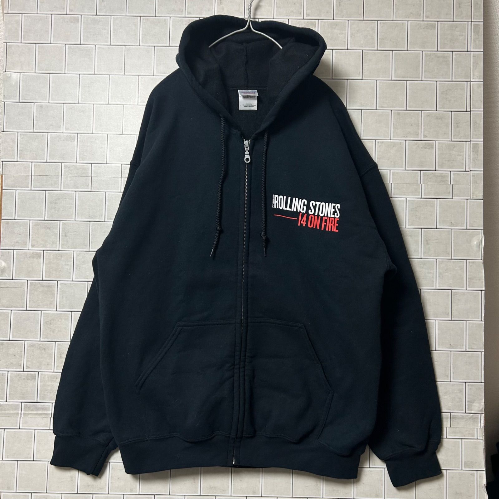 ローリングストーンズ 2014 ツアー ジップアップパーカー GILDAN
