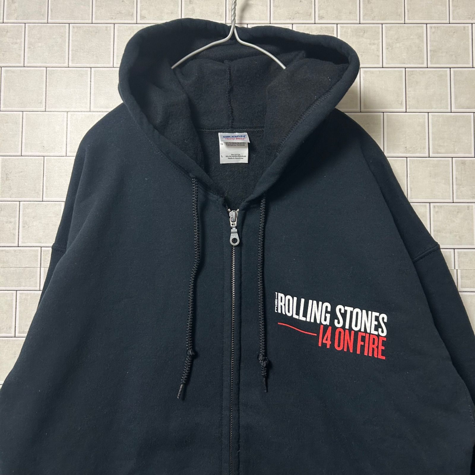 ローリングストーンズ 2014 ツアー ジップアップパーカー GILDAN