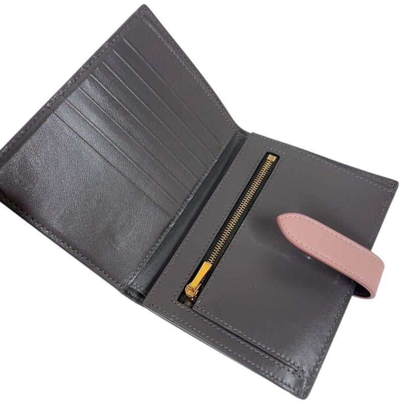 セリーヌ CELINE ミディアムストラップウォレット 10B643 グレー