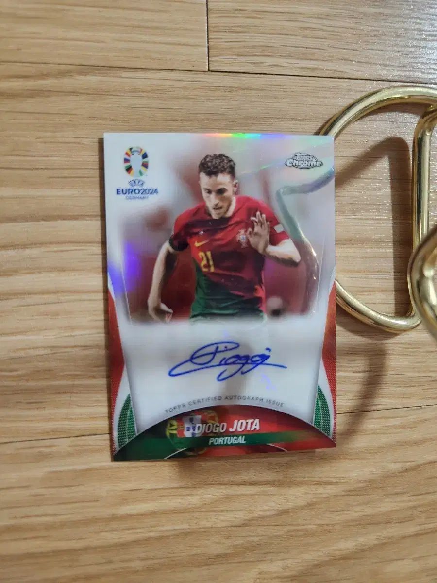 24 TOPPSクロム リヴァプール ディエゴ ジョッタ サインオート サッカーカード