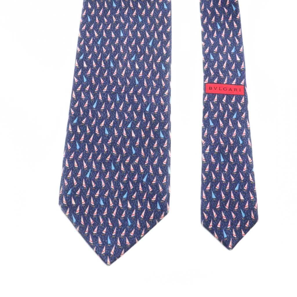 BVLGARI 　新品ネクタイ 7-POLOS ネイビー BVLGARI 新品ネクタイ 7-POLOS ネイビー 2025年最新】BVLGARI カラー