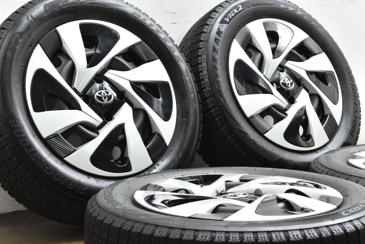 バリ溝 トヨタ アクア 15 in 5 J 45 PCD 100 ブリヂストン ブリザック VRX 2 185 60 R ヤリス ヴィッツ カローラフィールダー