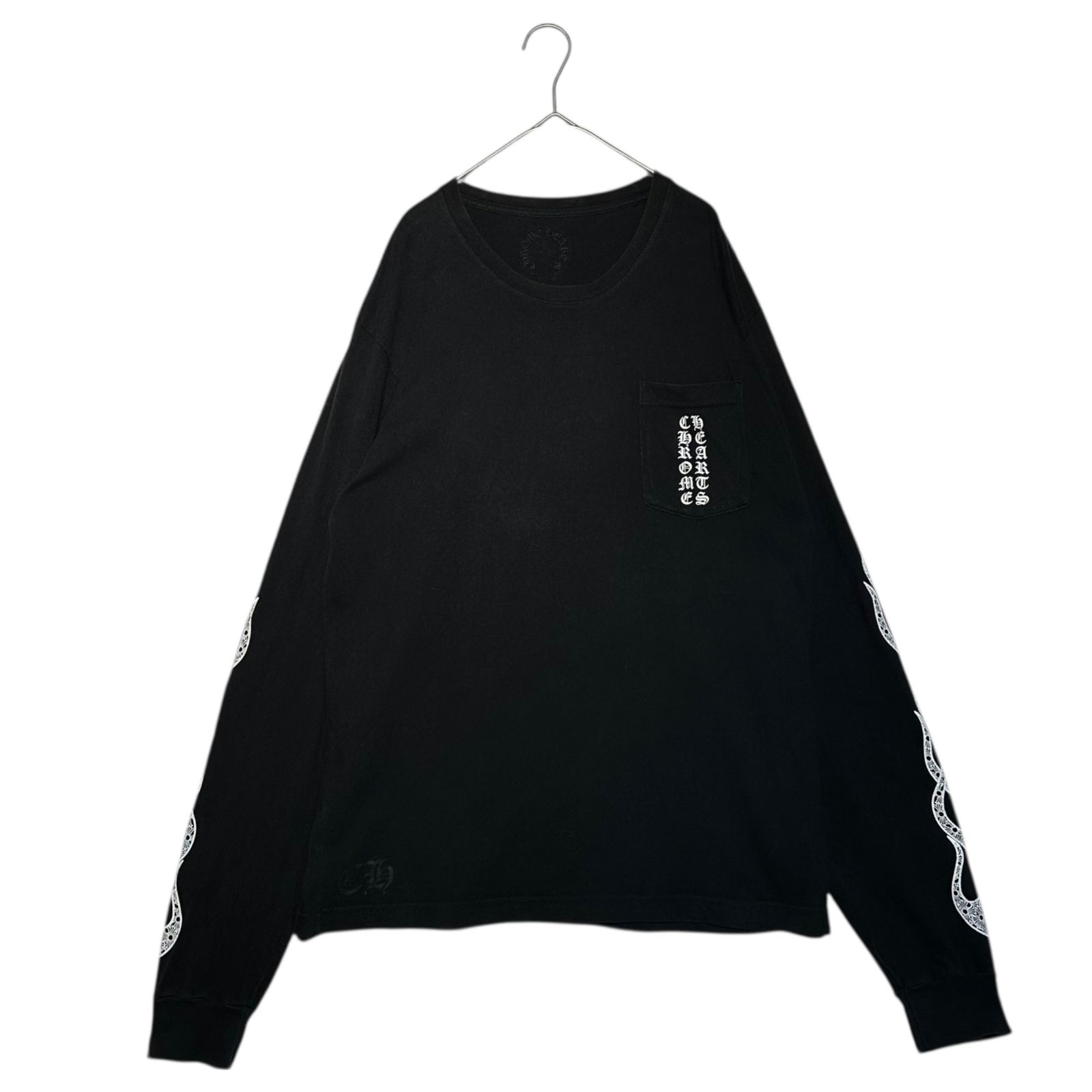CHROME HEARTS(クロムハーツ) Flame Cross L/S Tee フレイム クロス