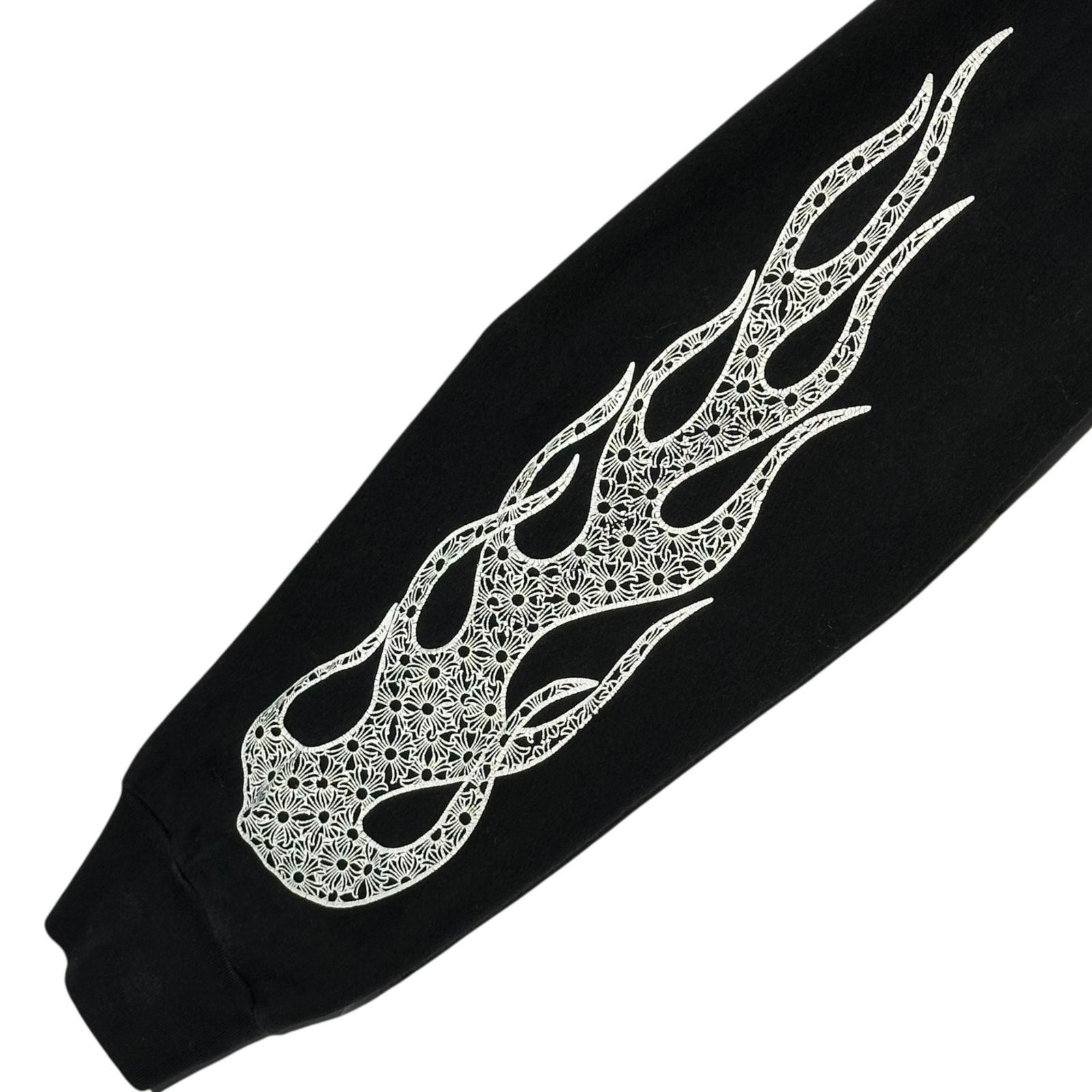 CHROME HEARTS(クロムハーツ) Flame Cross L/S Tee フレイム クロス