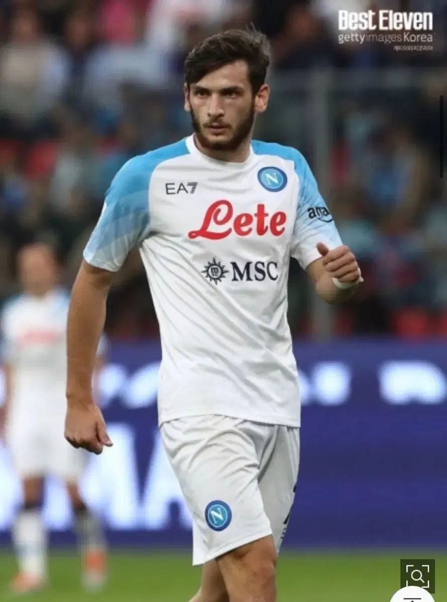 22-23 SSCナポリ アウェー アセンティック クヴァラツヘリア XL - メルカリ