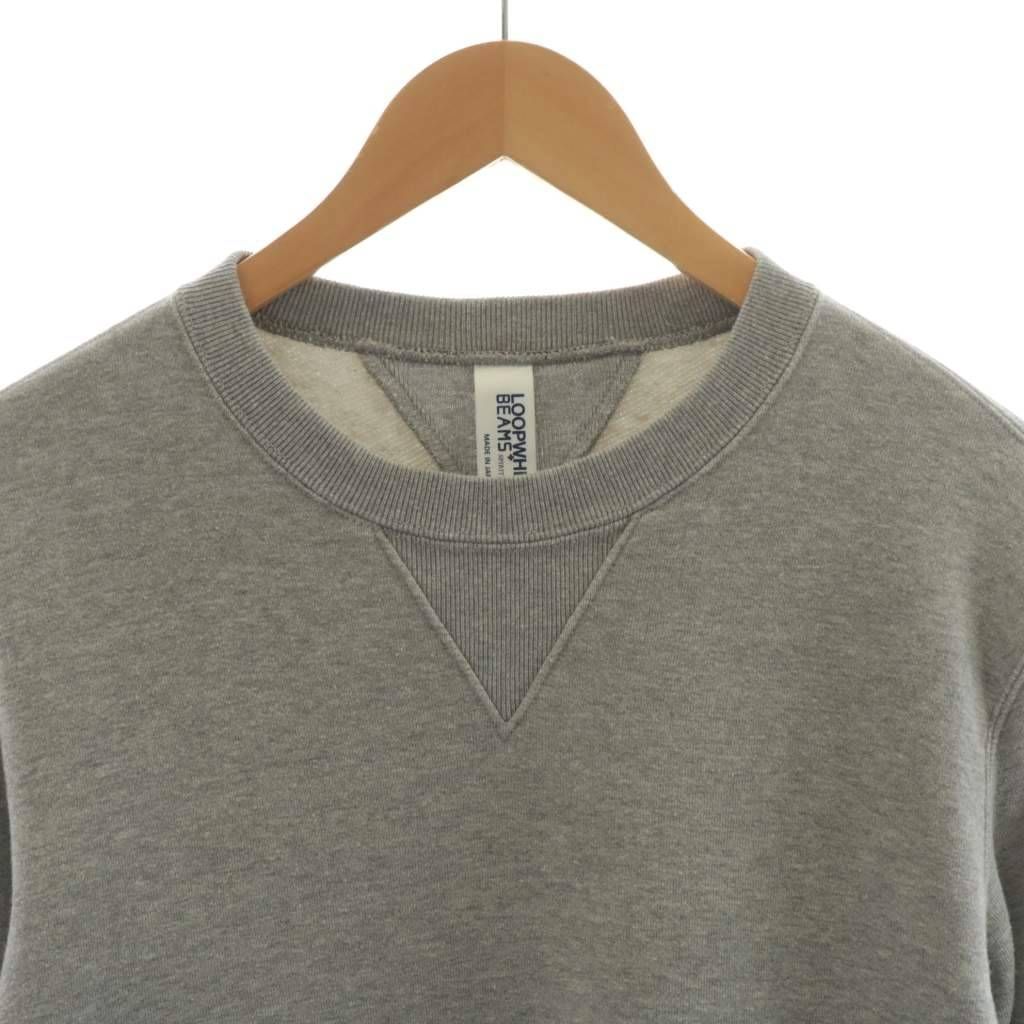 ビームス BEAMS × ループウィラー LOOPWHEELER スウェット トレーナー